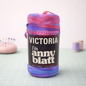 Anny Blatt Victoria Ribbon Yarn Nylon Multicolor 50g